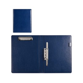 Costowns Ct-83 Bi-Fold Binder Clipboard, A4 Clip File, Thick, Hand, PU Leather, Vertical, Document Contract Folder, Holds 30 A4 Document Papers, Includes Pen Holder, Functional Multi-Size Pockets,