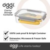 Oggi Clarity Leak-Proof Airtight Food Storage Container - Ultra clear,