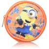 Minions Round Purse Coin Pouch, 8 cm, Orange