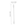 PACKOVE 30Pcs Double Headed Cotton Swabs Portable Beauty Tools for