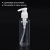 PATIKIL 150mL Airless Pump Bottle, 3 Pack Portable Refillable Dispensing