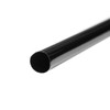 CIAO! 7.75" Jumbo Black PP Straws (5.9mm Outside Diameter), Paper-Wrapped,