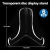 6 Acrylic Stand Plate Stand Plastic Plate Holder Stand Transparent