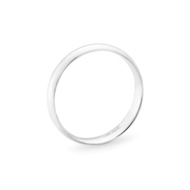 Miabella 925 Sterling Silver Comfort Fit Dome Band Ring 2mm, 4mm, 6mm for Women or Men, Made in Italy, Sterling Silver, No Gemstone