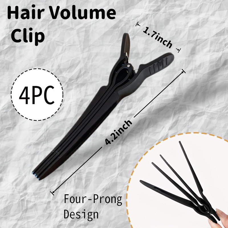 4Pc Hair Volume Clip,Root Volumizing Hair Clip Hair Volume Pincher