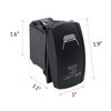 Roof LED Light Bar Rocker Toggle Switch Blue LED Light
