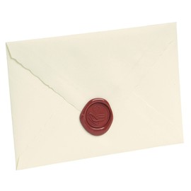 Herbin Brass Seal for Wax - Script Old Style Alphabet w/Wood Handle - Initial Letter"K"