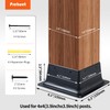 4" x 4" Post Base, 1 Pcs Post Brackets Inner