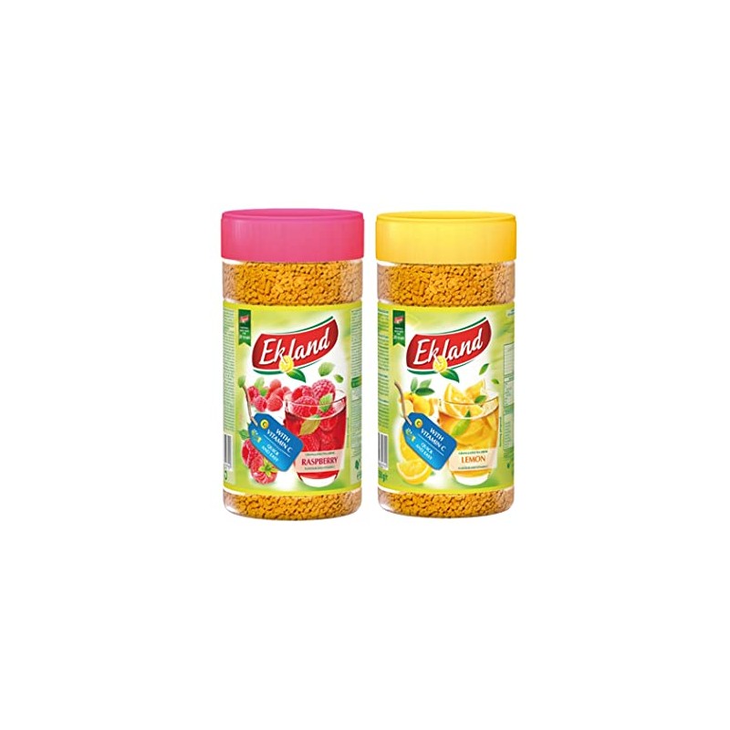 EKOLAND INSTANT GRANULATED TEA Lemon & Raspberry, ICED TEA MIX