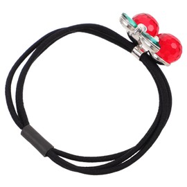 Ipetboom Crystal Cherry Hair Ties Fashionable Elastics Ponytail Holder Style Hair Accessories Hairstyles Accessories For Women Girls And Teens