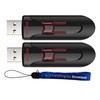 SanDisk 2 Pack 16GB Glide 3.0 Retractable USB-A Flash Drive