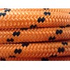 1/2 Inch by 200 Feet Double Braid Polyester Rope, Orange