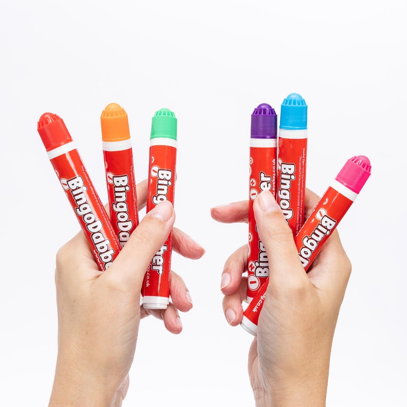 evelay Bingo Dabbers Markers Mixed Colours Pens for Bingo Tickets