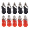 10 x 4 mm Banana Socket Black Red Binding Post