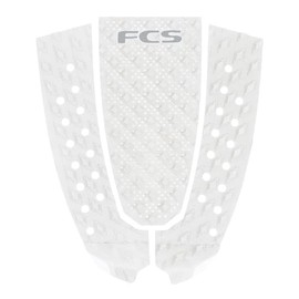 FCS T-3 PIN ECO (WHITE/COOL-GREY) Deck Pad for Short Board