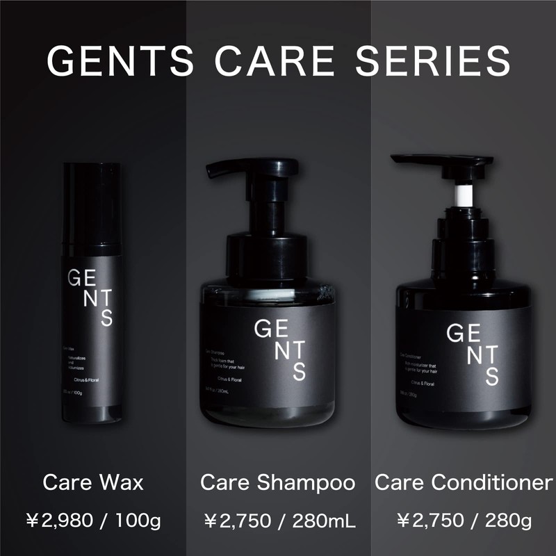 GENTS Men's Hair Wax, 3.5 oz (100 g), Soft Bristle,