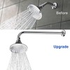 NearMoon Shower Arm, Extra Extension Arm with Flange, Stainless Steel