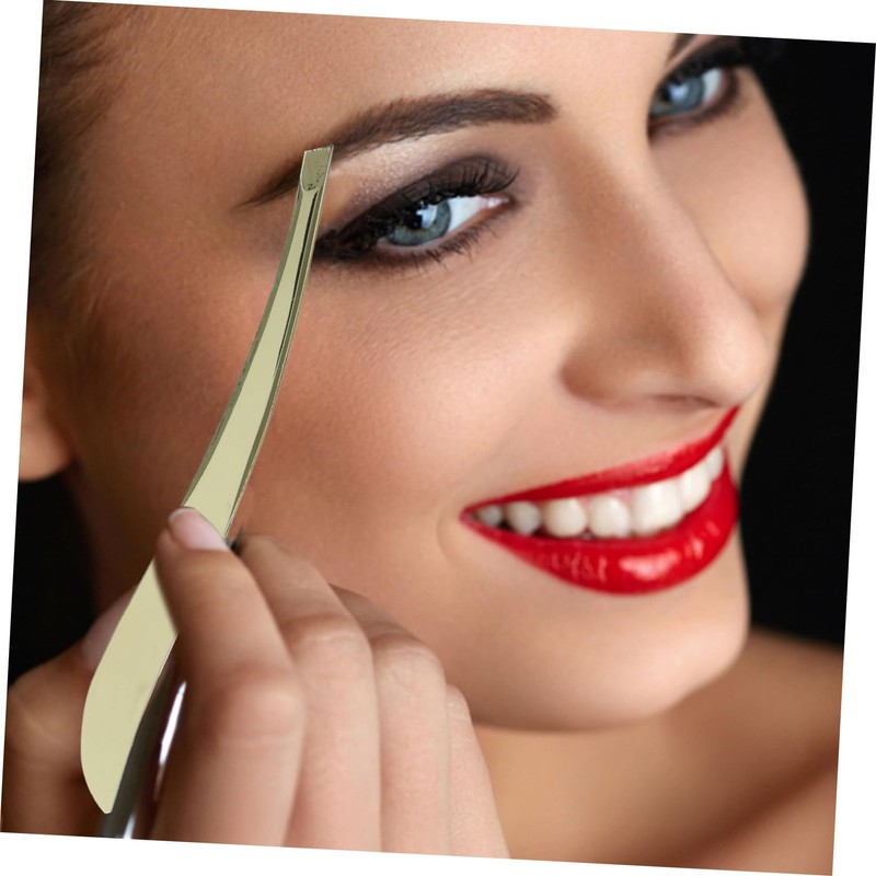 FOMIYES Stainless Steel Eyebrow Tweezers for Women Professional Grooming Tools