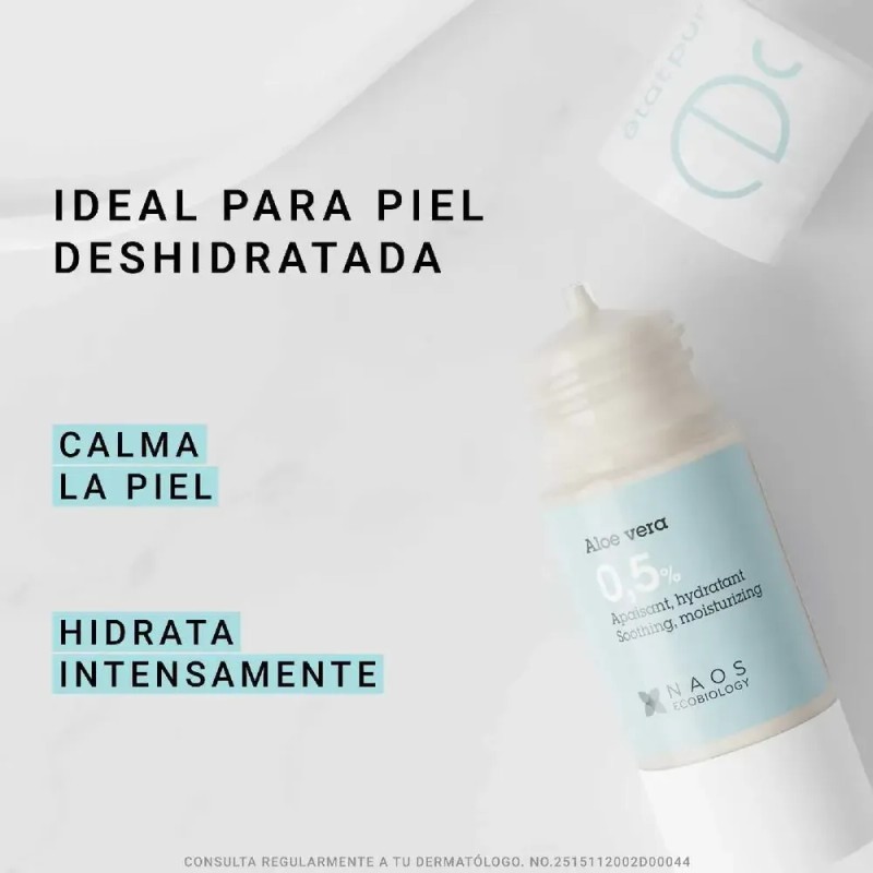 Etat Pur Aloe Vera 0.5%, Suero Hidratante Y Calmante Todo