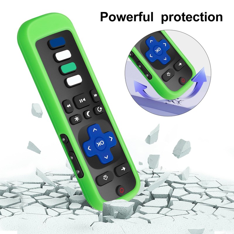 (Pack of 2) Remote Cover Case for Roku TV Remote