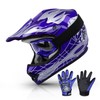 TCMT Blue Kids Motorcycle Motocross ATV Dirtbike BMX MX Offroad