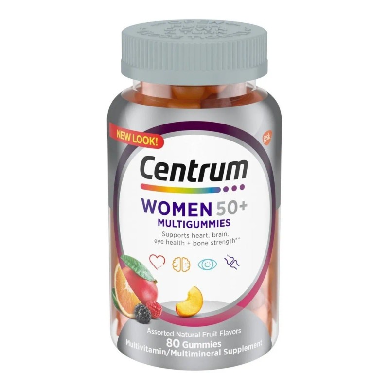 Centrum Multivitaminico Mujer 50 + 80 Gomitas Suplemento