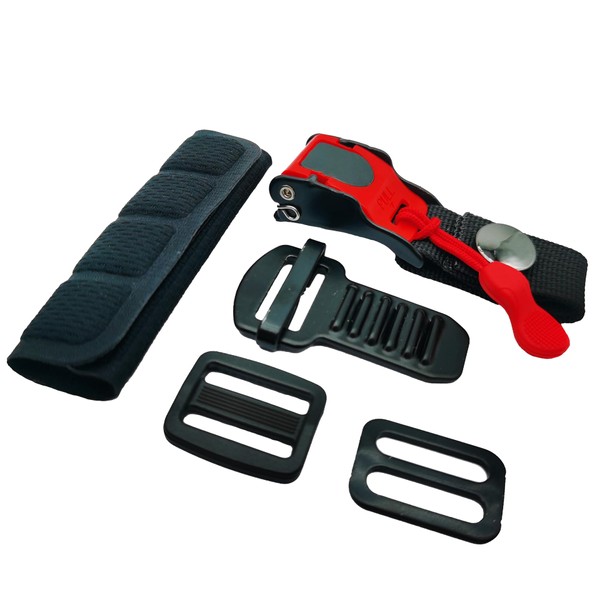 ZYRELYNX Helmet Quick Release Buckle Kit, Motorcycle Chin Strap Adapter