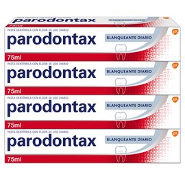 Parodontax Toothpaste Helps Prevent and Stop Bleeding Gums, Daily Whitening, Pack of 4 (4 x 75 ml)