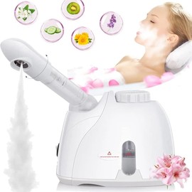 Vaporizador Facial, Sauna Facial Profesional de Nano Iones, Rociador SPA Facial de Mano, para Hidratación Facial, Limpieza Profunda, Ayuda a Abrir Los Poros y Eliminar Puntos Negros