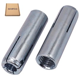 SKIR'CO (4 pcs) Drop in Anchors M12 x 50 mm, Expansion Bolt Sleeve, Wall Dowels, Concrete Anchor