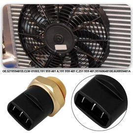 EMSea Temperature Switch Compatible with VW Compatible with Polo 86C Compatible with Santana OE 321959481D CLW-01003 M22 x 1.5 for Radiator Fan 84 °C to 95 °C