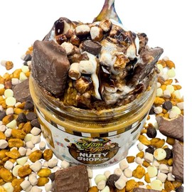 S'moreLicious - Gourmet Small Batch Peanut Butter Dessert - White Chocolate PB - Layered with Marshmallow Crème - Chocolate Sauce & topped with Chocolate Covered Graham Crackers- Mini Chocolate Marshmallows & Chocolate Chips - 8oz & 16oz - - Specificatio
