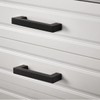 Probrico 10 Pack 96mm Kitchen Black Cabinet Handles Stainless Steel
