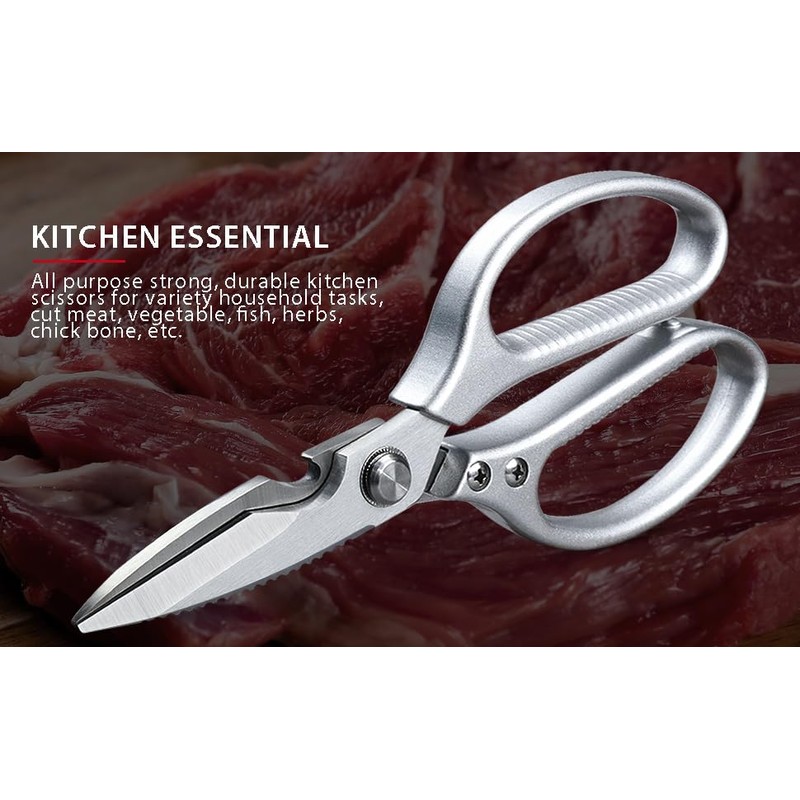 Generic Heavy Duty Kitchen Shears, Dishwasher Safe, Sharp Cutting for
