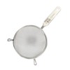 Fackelmann 42340 Sieve 14 cm Tin-Plated with Plastic Handle