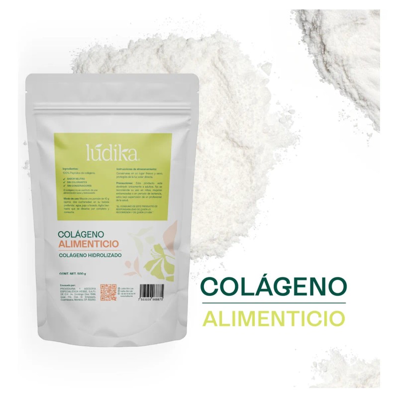 Colageno Hidrolizado Suplemento Peptidos De Colageno 500 G Sin Sabor