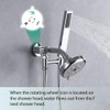 MENGDIYA Solid Metal Shower Arm Diverter with Handshower Mount for