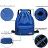 Peicees - Mochila deportiva impermeable con cordón para hombres y