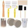 19PCS Paint Brush and Roller Set, Painting Supplies for DIY