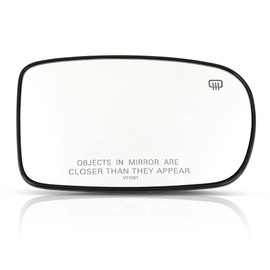 G-PLUS Side Mirror Glass Right Passenger Side Compatible with Chrysler 200 300 2011-2017, Fit Dodge Charger 2011-2021 Fit for Model with Power Heated Manual Folding Mirrors Only