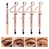 USHAS 2 Pcs Eyebrow Pencil - Eyebrow Pencil with Brush