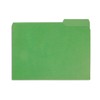Blue Summit File Folders, Letter Size, 1/3 Tab, Green, Great