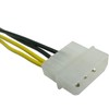 (3-Pack) COMeap LP4 Molex to ATX 4 Pin Connector Auxiliary
