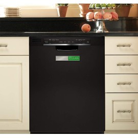Clean/Dirty Slider Nameplate and Sign for Dishwasher (Red/Green, 6" x 1")