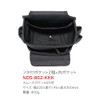Jefcom NDS-862-KKK Smooth High Pouch with Lid 2 Pockets +