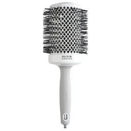 Olivia Garden - Expert Blowout Shine Hairbrush, White and Grey, 65