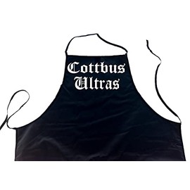 Cottbus Ultras – Cities Apron (Apron – Grilling Cook Work Wear Apron – Black