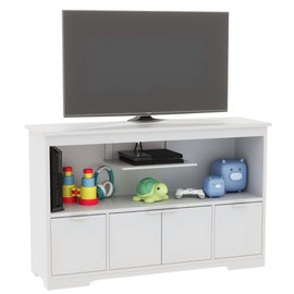 Milliard TV Stand for Living Room, Storage Organizer Entertainment Center, TV Console Gaming Desk Cabinet for Bedroom and Playroom, Kids Toy Storage Organizer, 47" x 14" x 30"