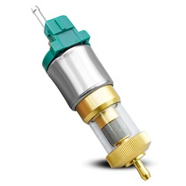 TIKSCIENCE Diesel Heater Fuel Pump with Double Filter Fit for Eberspacher Airtronic D2 D4 12v-22ml 1-5kw Replace 22451901 22451910000 28451901 2451910000 Washable Parking Heater Pump