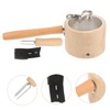 ORFOFE 1Set Portable Moxibustion Box with Elastic Belt and Awl